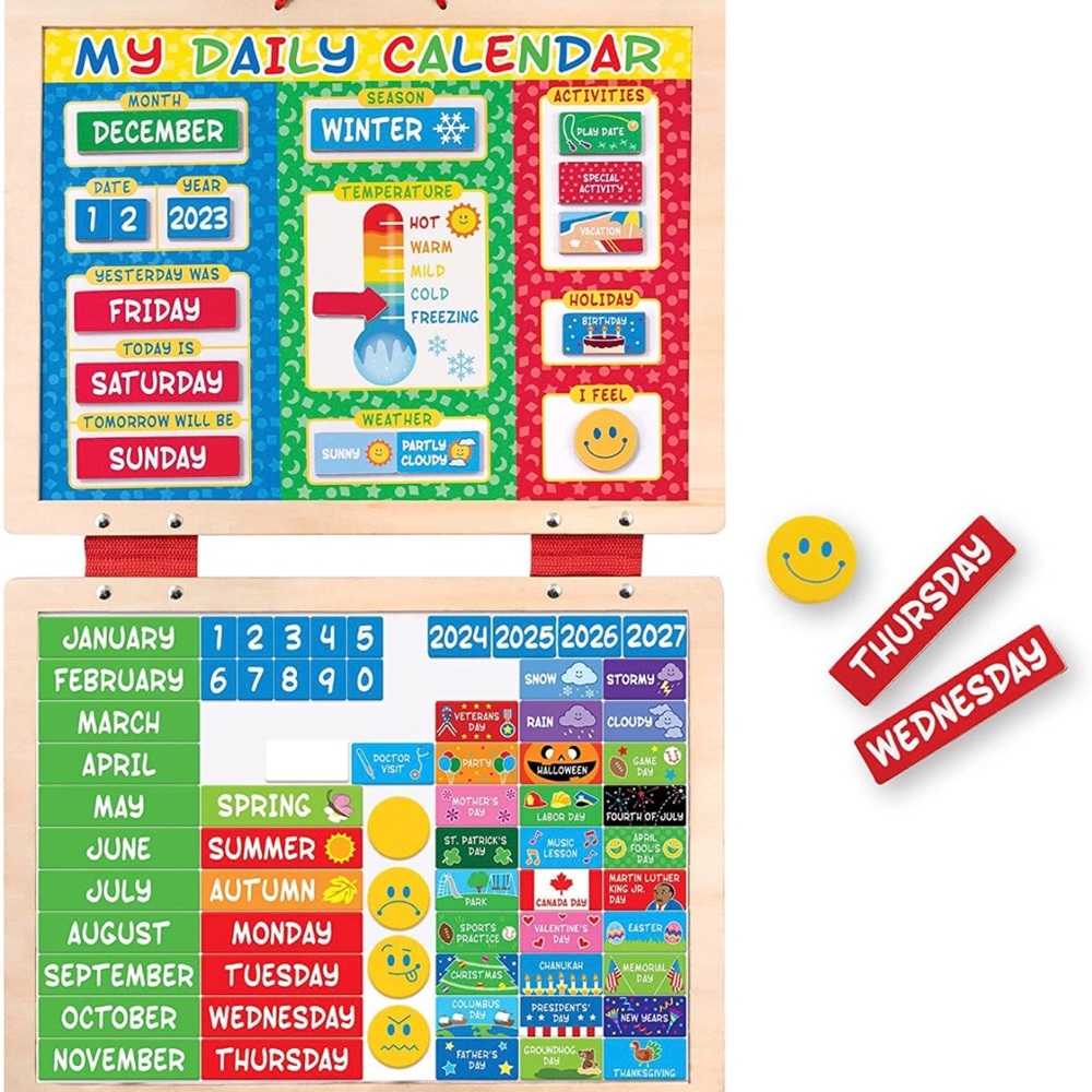 Melissa and Doug My Magnetic Daily Calendar